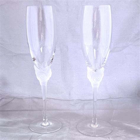 dior champagne flutes